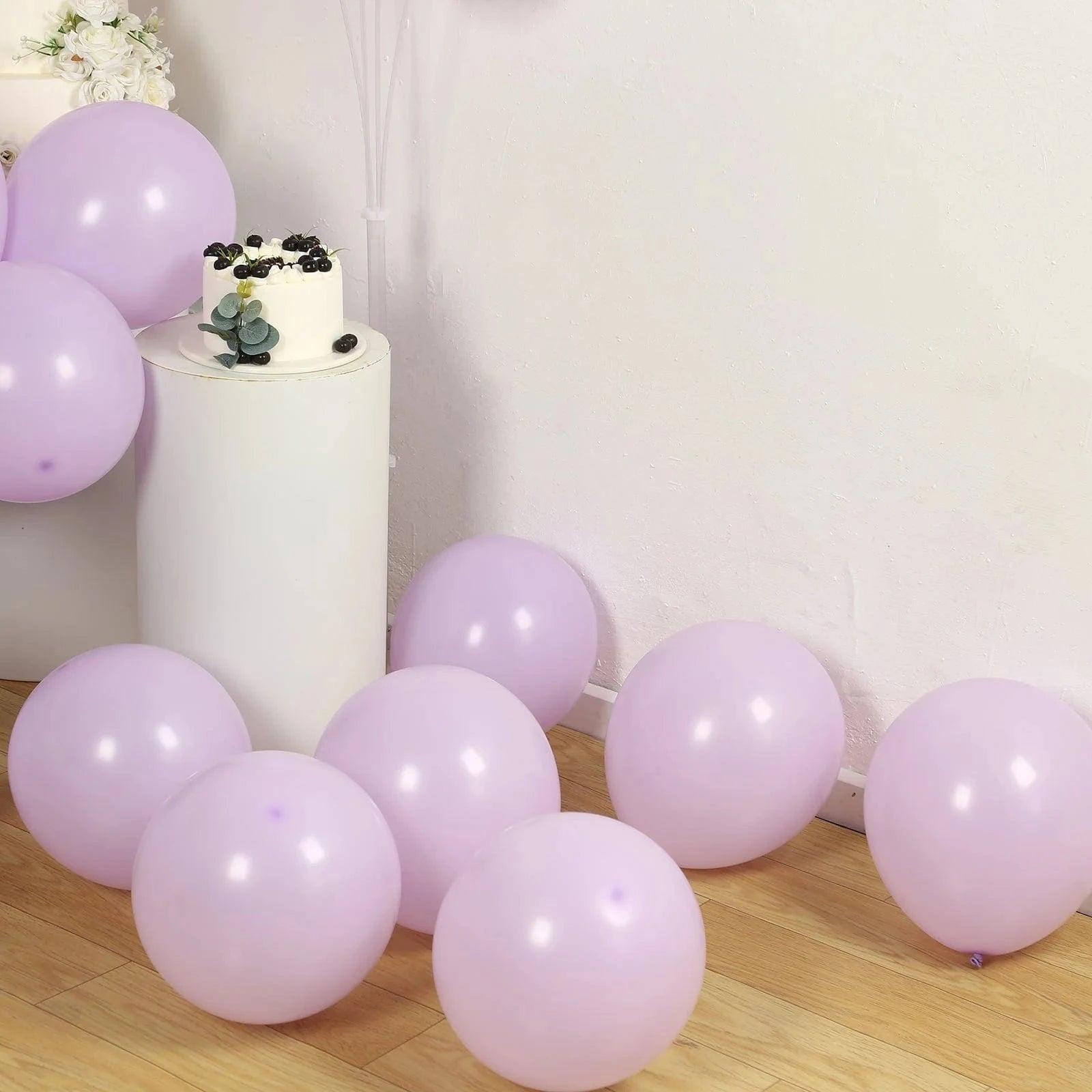 50 Matte Pastel Biodegradable Latex Party Balloons