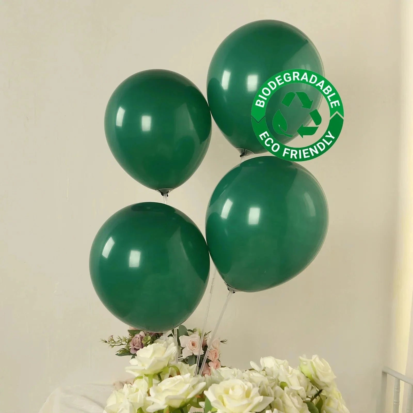 50 Matte Pastel Biodegradable Latex Party Balloons
