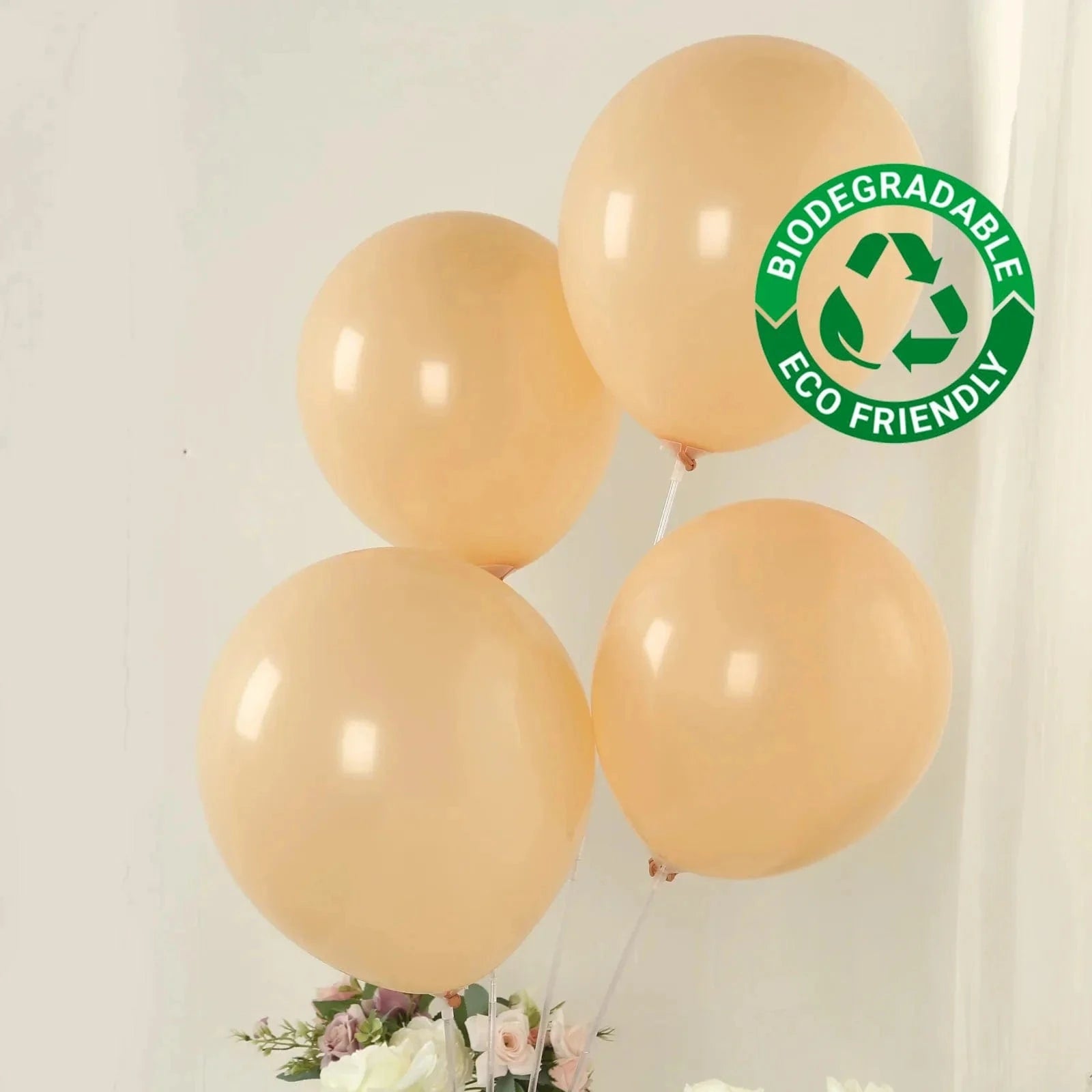 50 Matte Pastel Biodegradable Latex Party Balloons
