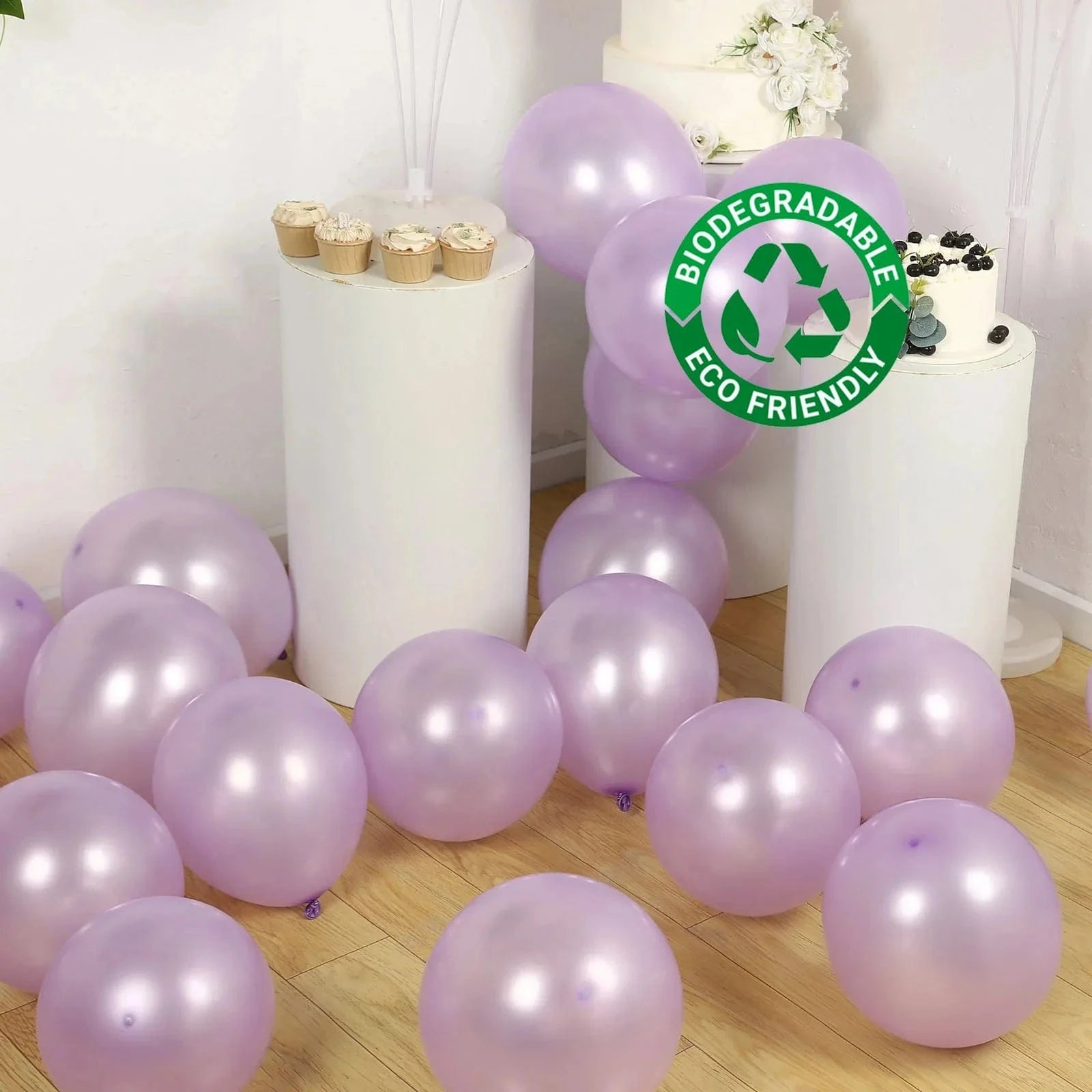 50 Round 12 in Biodegradable Party Balloons