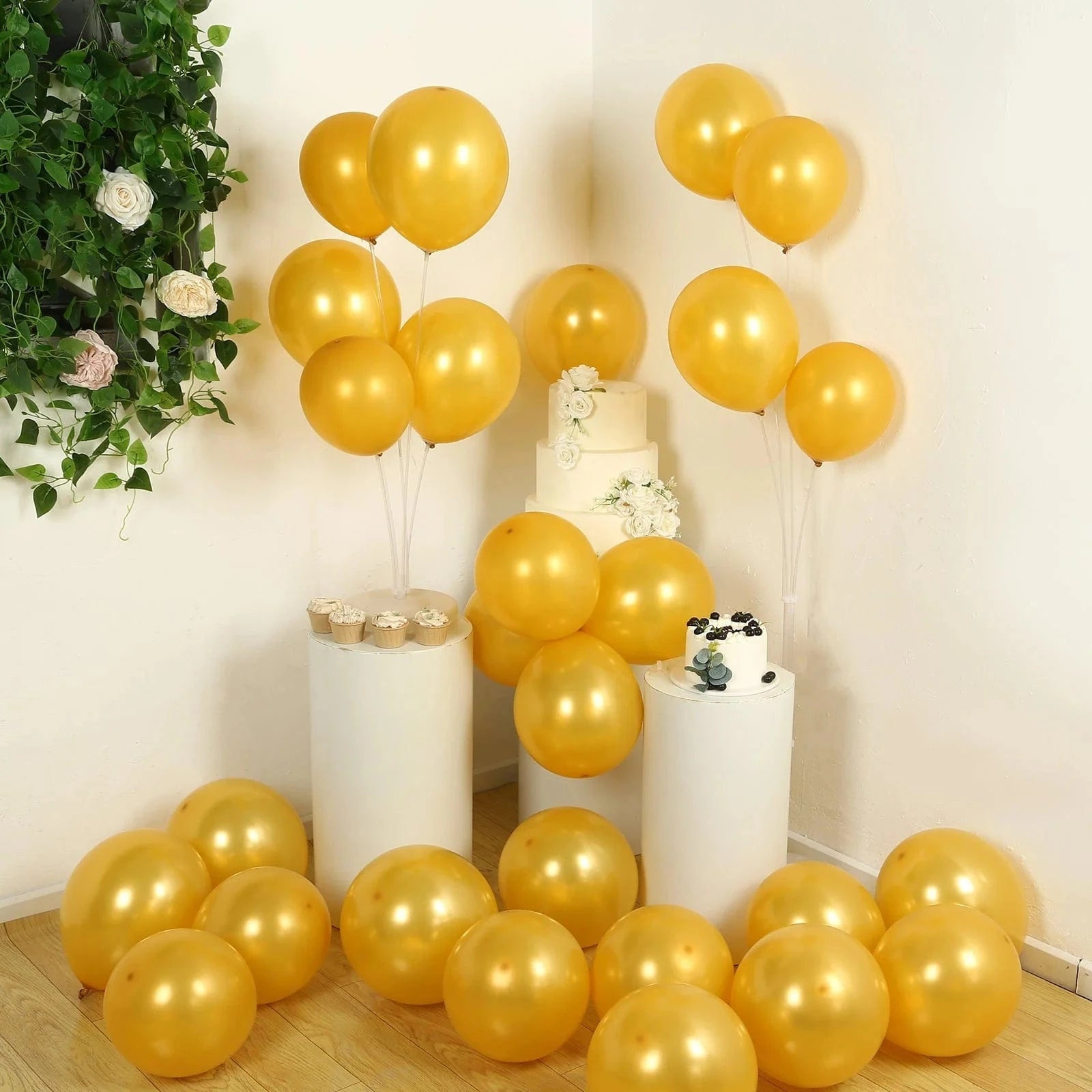 50 Round 12 in Biodegradable Party Balloons
