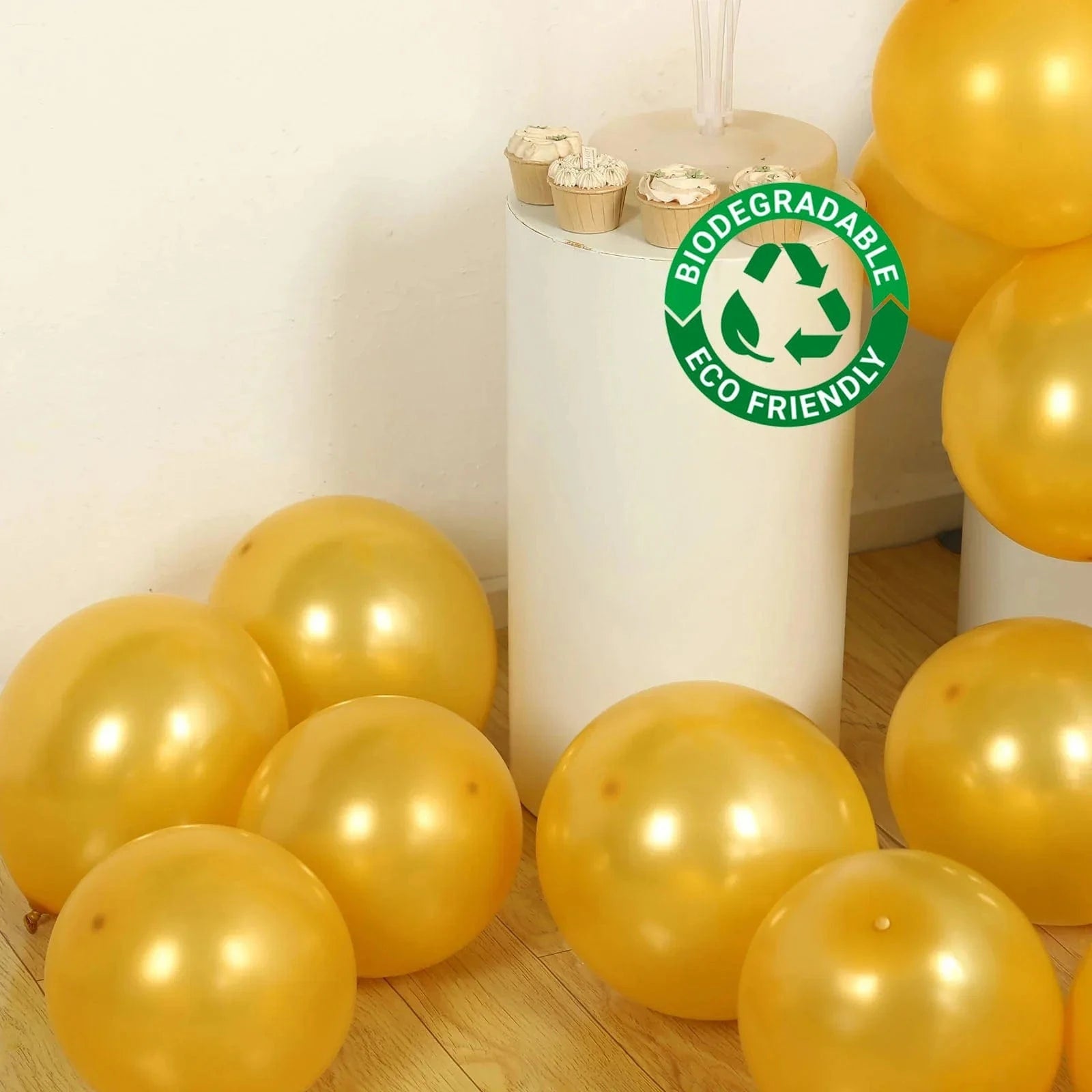 50 Round 12 in Biodegradable Party Balloons