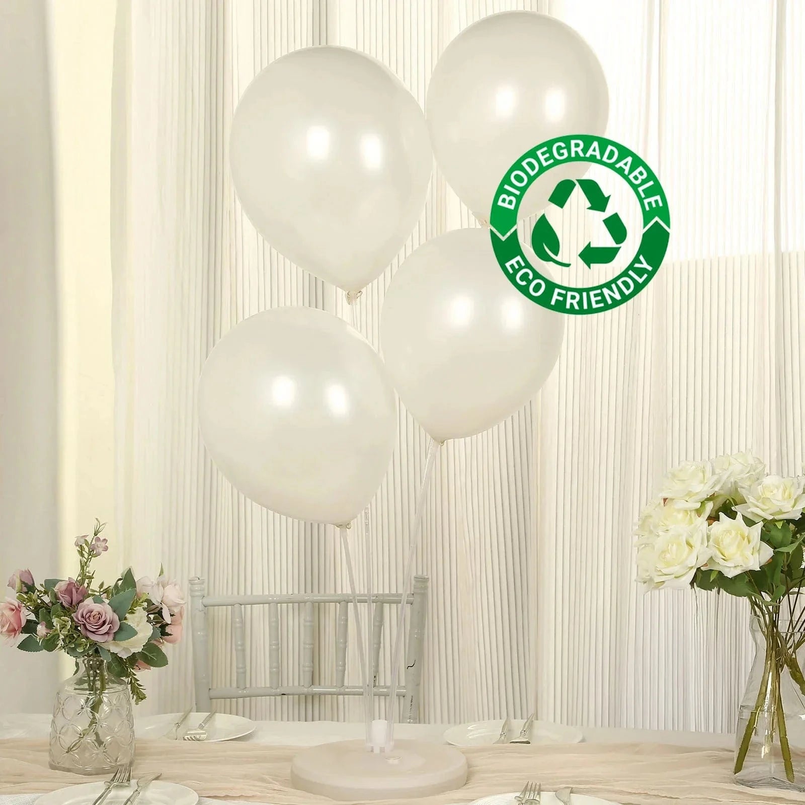 50 Round 12 in Biodegradable Party Balloons