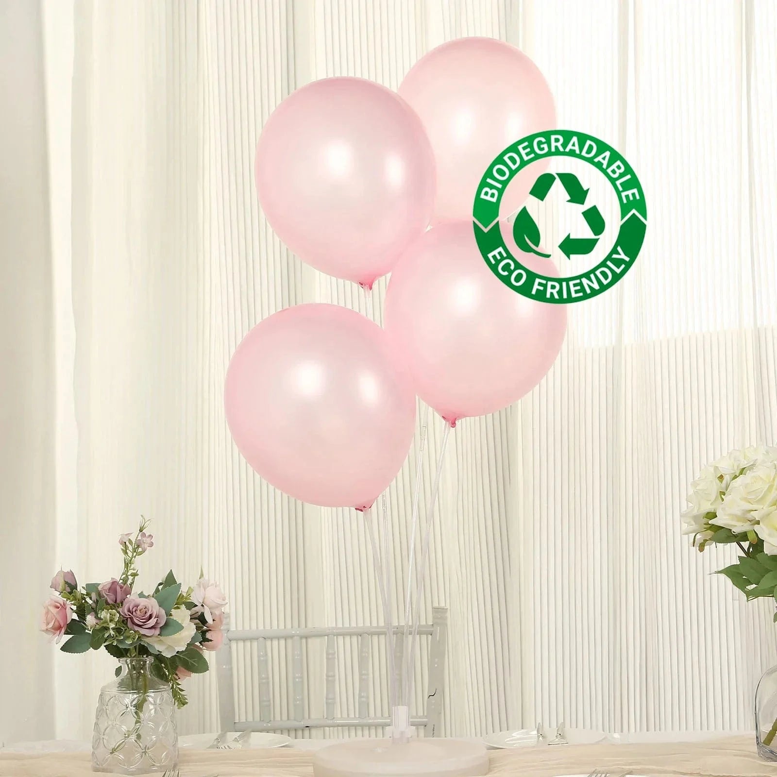 50 Round 12 in Biodegradable Party Balloons