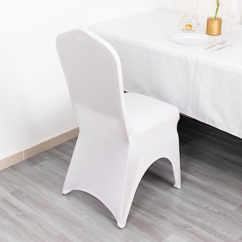 Fitted Spandex 3-Way Open Arch Stretchable Banquet Chair Cover