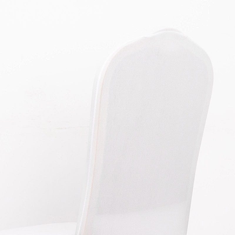 Fitted Spandex 3-Way Open Arch Stretchable Banquet Chair Cover