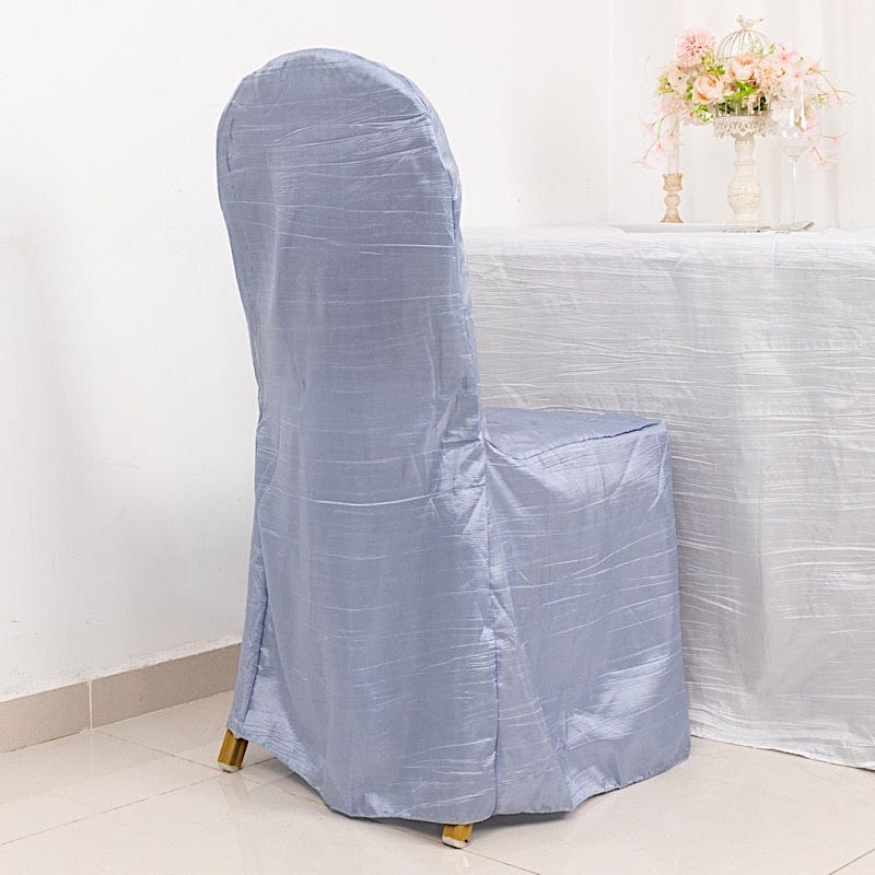 Crushed Crinkle Taffeta Banquet Chair Cover