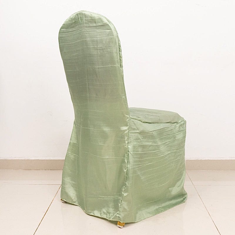 Crushed Crinkle Taffeta Banquet Chair Cover