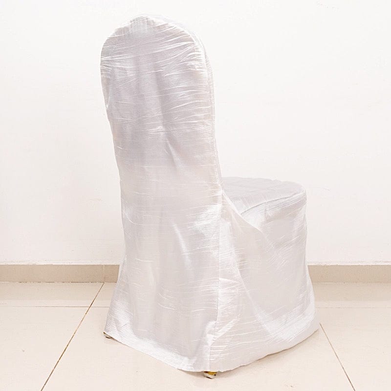 Crushed Crinkle Taffeta Banquet Chair Cover