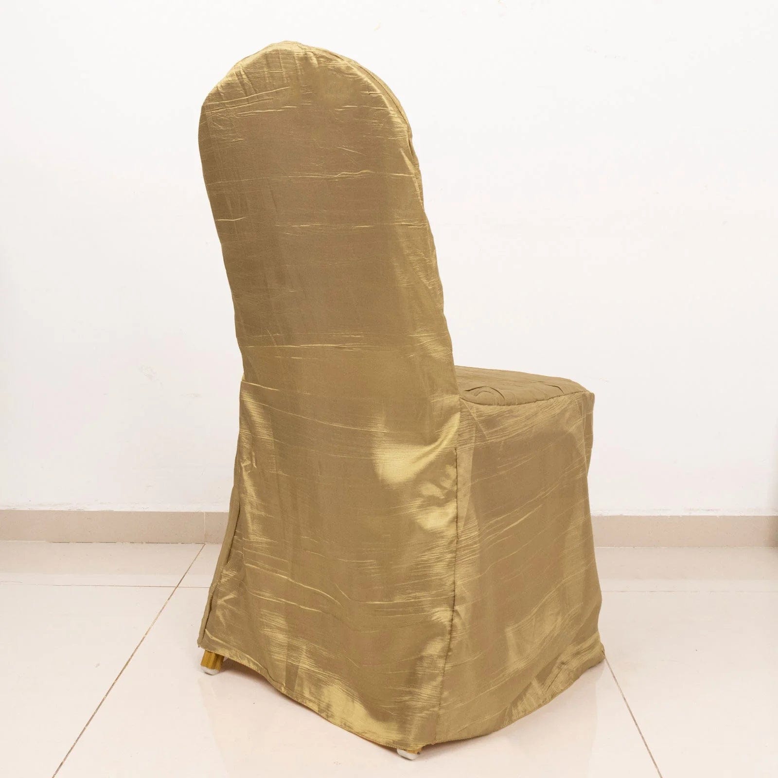 Crushed Crinkle Taffeta Banquet Chair Cover