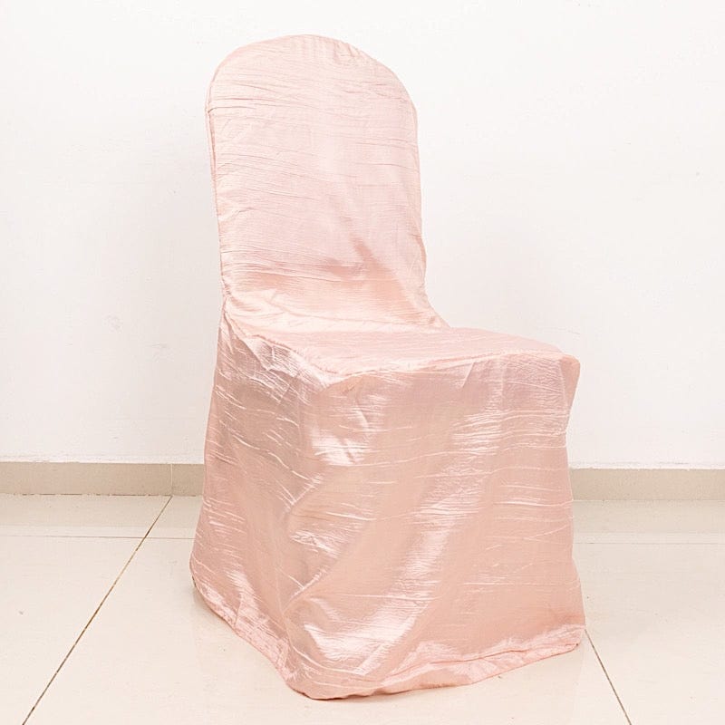 Crushed Crinkle Taffeta Banquet Chair Cover