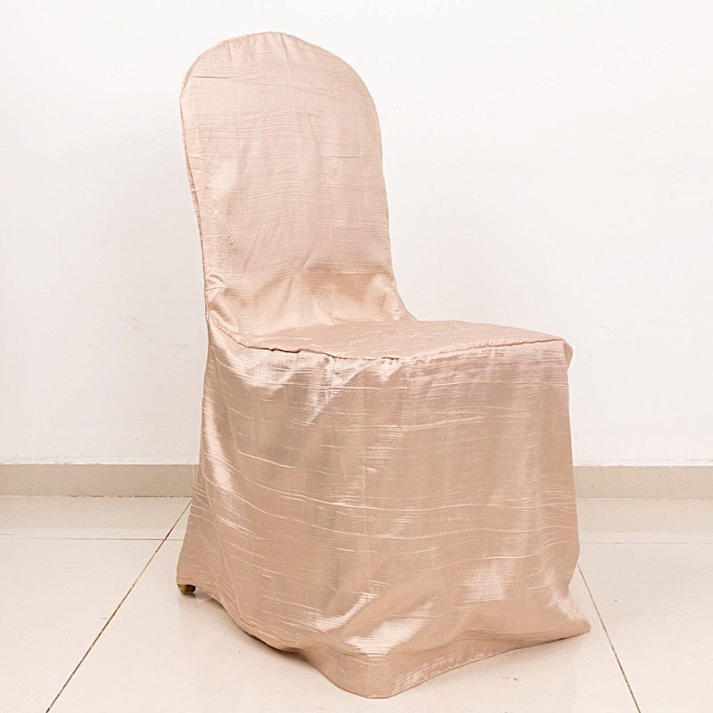 Crushed Crinkle Taffeta Banquet Chair Cover