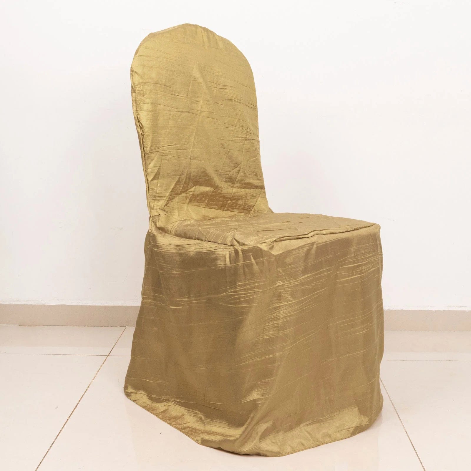 Crushed Crinkle Taffeta Banquet Chair Cover