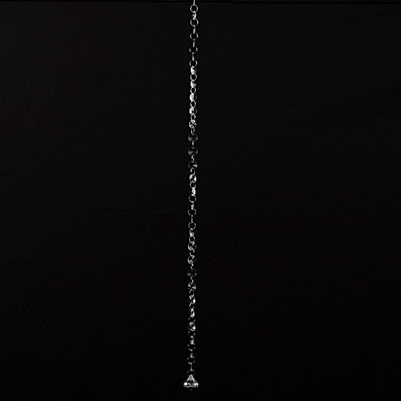 10 Clear 3 feet Acrylic Crystal Beaded Garland with Diamond Prism Pendant