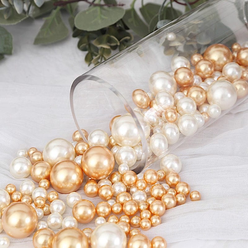 Glass Pearl Beads for Jewelry Making, Faux Pearls for Crafts with