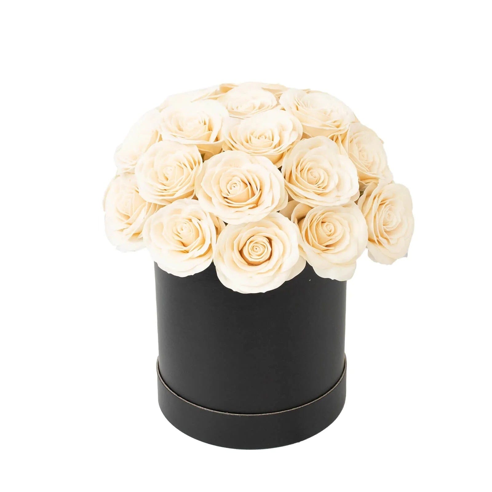 10 in Prearranged Soap Rose Centerpiece Arrangement with Black Round Gift Box