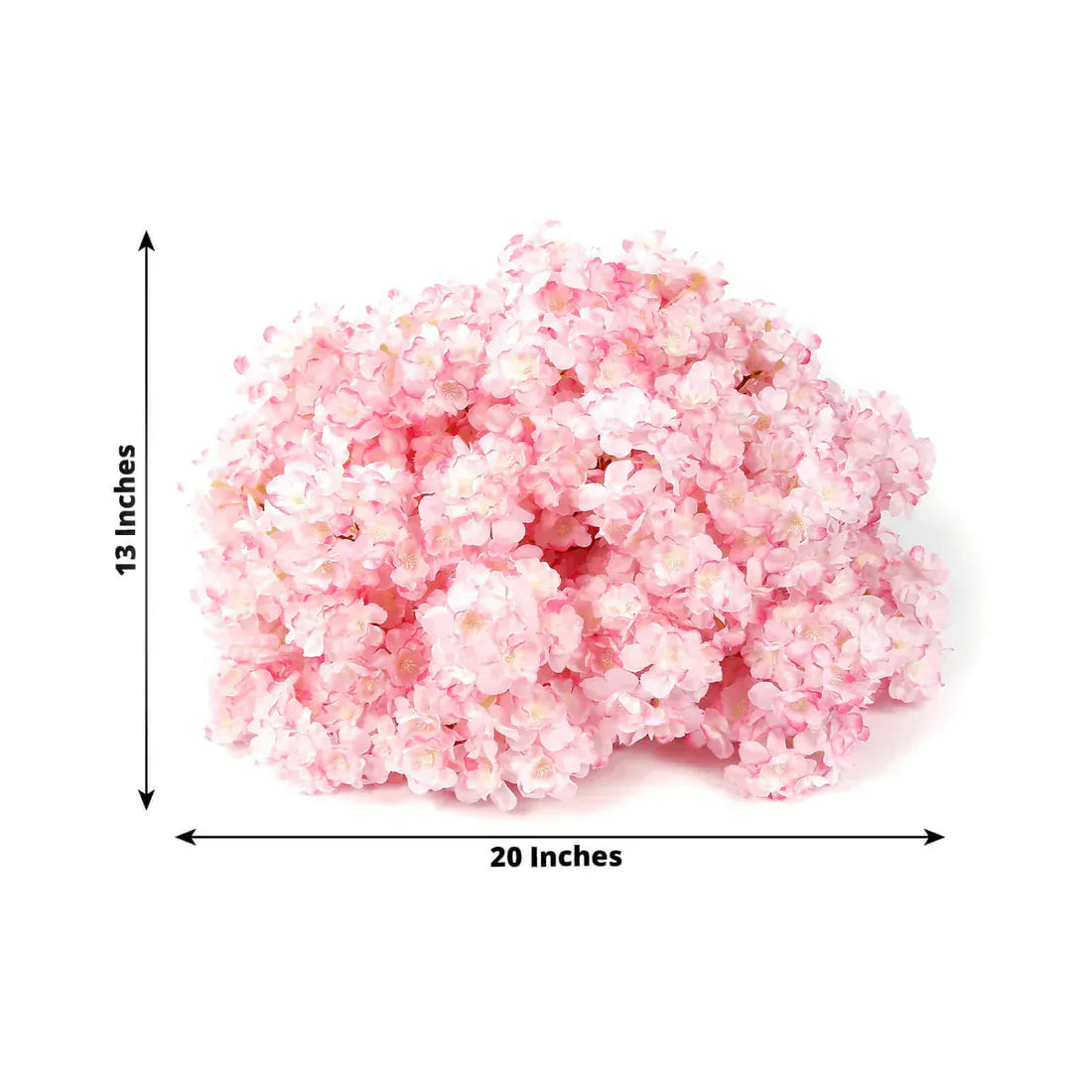 20 in Pre-Arranged Silk Cherry Blossom Artificial Flower Ball Bouquet
