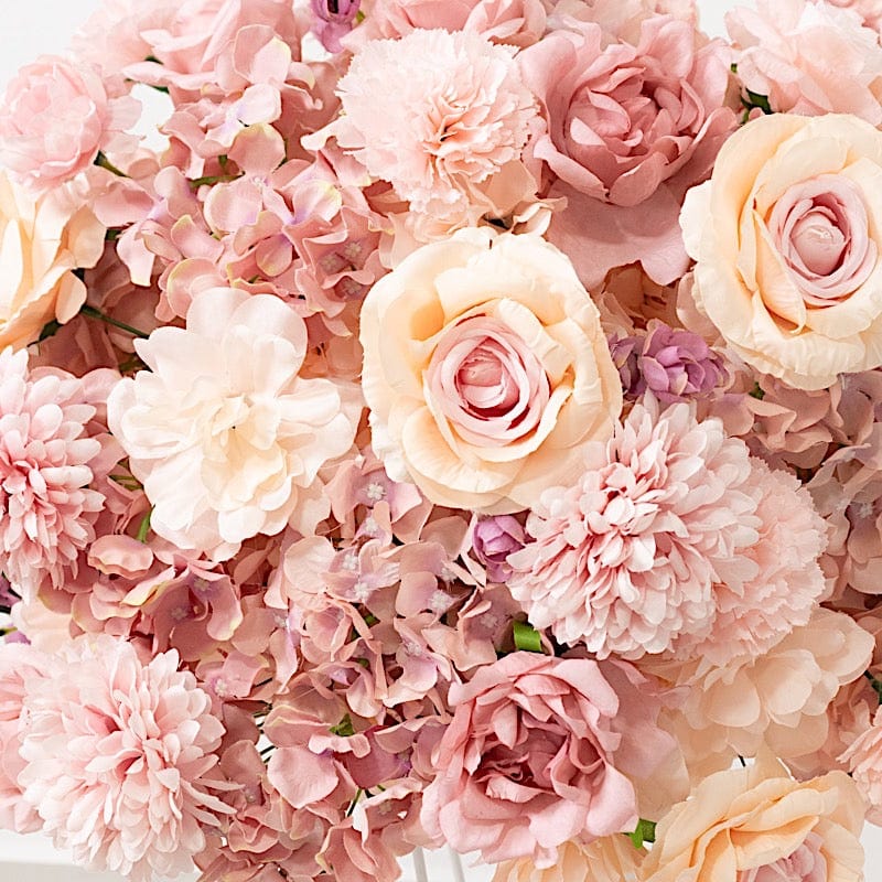 22 in Silk Roses Chrysanthemum Hydrangea Artificial Flower Ball Bouquet