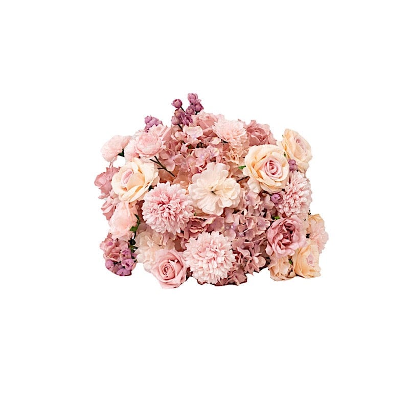 22 in Silk Roses Chrysanthemum Hydrangea Artificial Flower Ball Bouquet