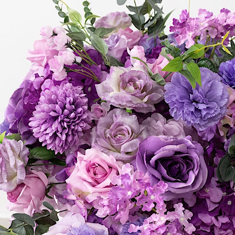 22 in Silk Roses Chrysanthemum Hydrangea Artificial Flower Ball Bouquet