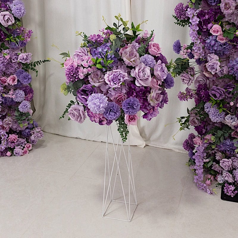 22 in Silk Roses Chrysanthemum Hydrangea Artificial Flower Ball Bouquet
