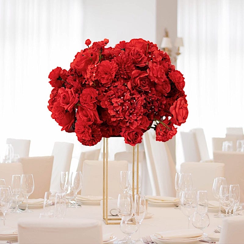 22 in Silk Roses Chrysanthemum Hydrangea Artificial Flower Ball Bouquet