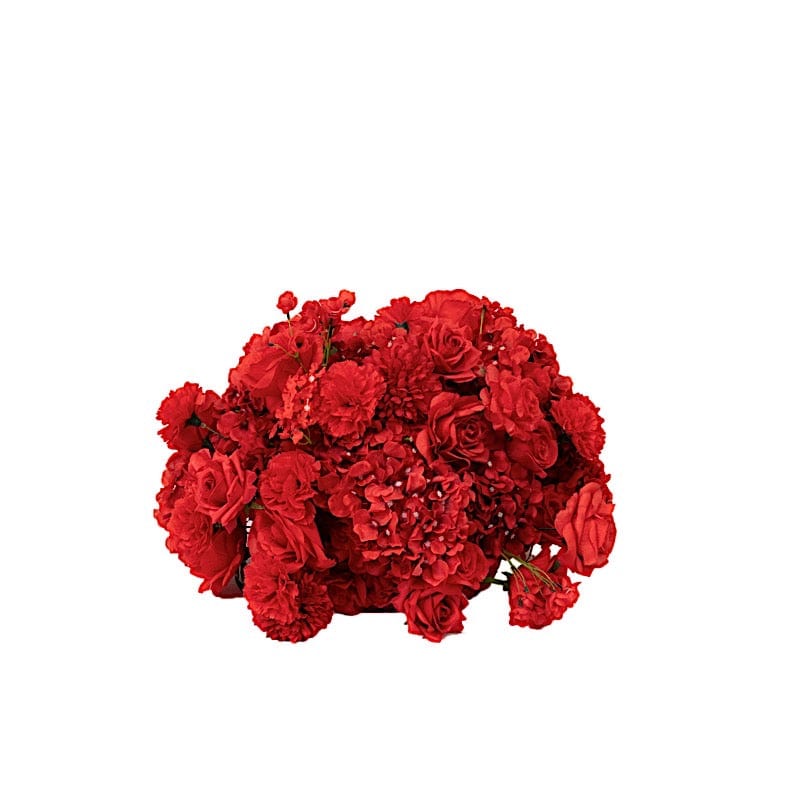 22 in Silk Roses Chrysanthemum Hydrangea Artificial Flower Ball Bouquet