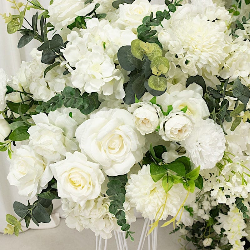 22 in Silk Roses Chrysanthemum Hydrangea Artificial Flower Ball Bouquet