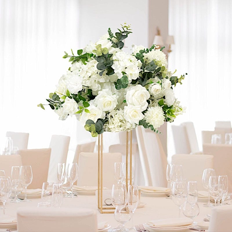 22 in Silk Roses Chrysanthemum Hydrangea Artificial Flower Ball Bouquet