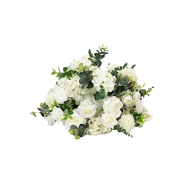 22 in Silk Roses Chrysanthemum Hydrangea Artificial Flower Ball Bouquet