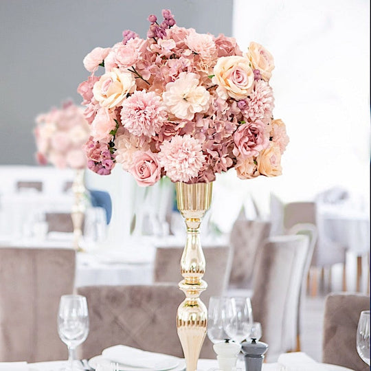 22 in Silk Roses Chrysanthemum Hydrangea Artificial Flower Ball Bouquet