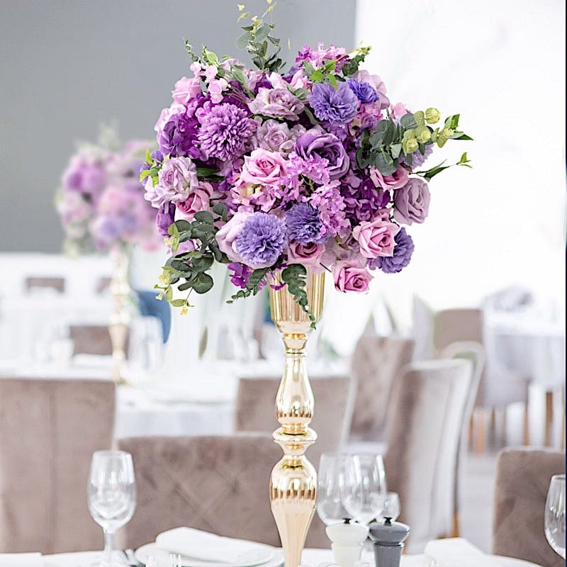 22 in Silk Roses Chrysanthemum Hydrangea Artificial Flower Ball Bouquet