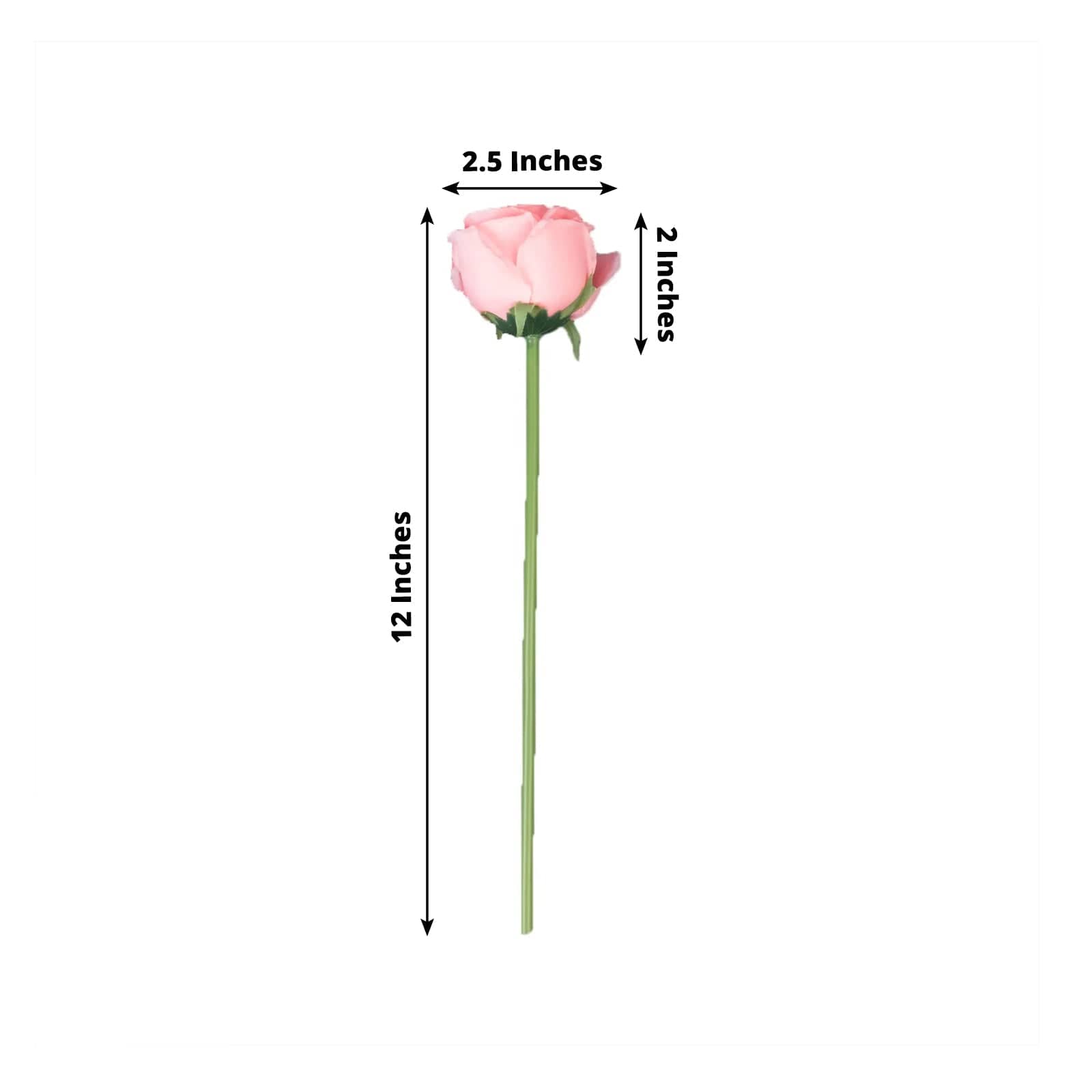 10 Pcs 12 in Realistic Artificial Flowers Silk Roses for Arrangements and Bouquets