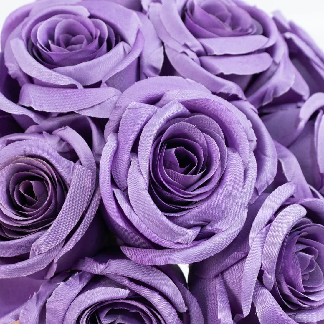 10 Pcs 12 in Realistic Artificial Flowers Silk Roses for Arrangements and Bouquets