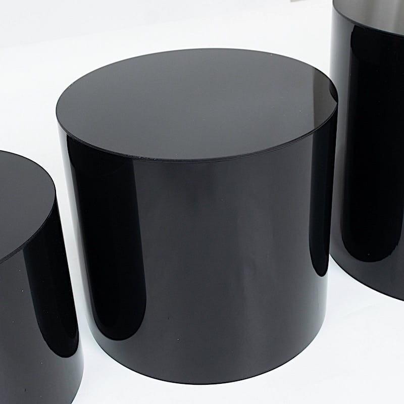 5 Round Acrylic Cake Stand Display Box Pedestal Riser