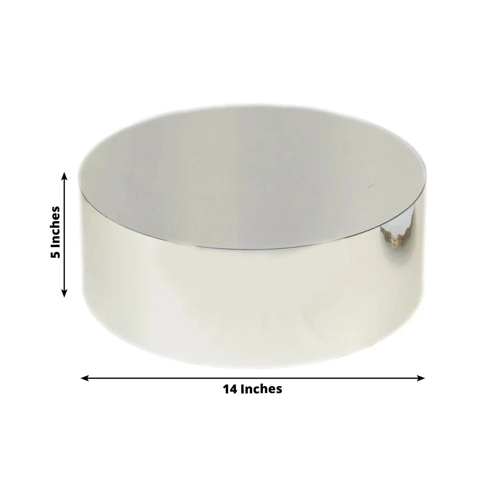 Clear Round Acrylic Cake Stand Display Box Pedestal Riser