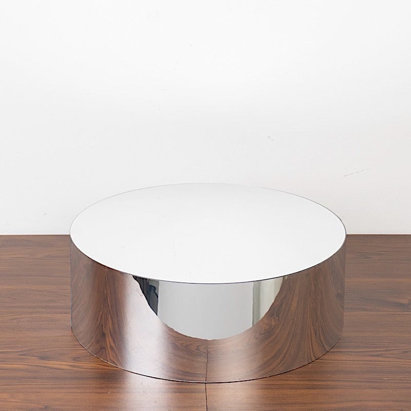 Clear Round Acrylic Cake Stand Display Box Pedestal Riser