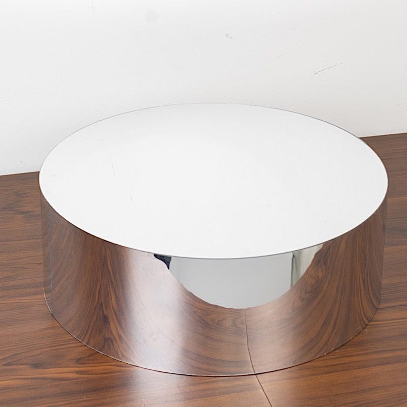 Clear Round Acrylic Cake Stand Display Box Pedestal Riser