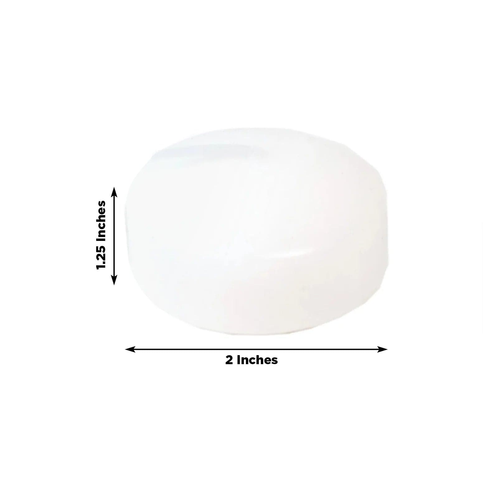 12 Dripless 2 in Unscented Wax Discs Floating Candles