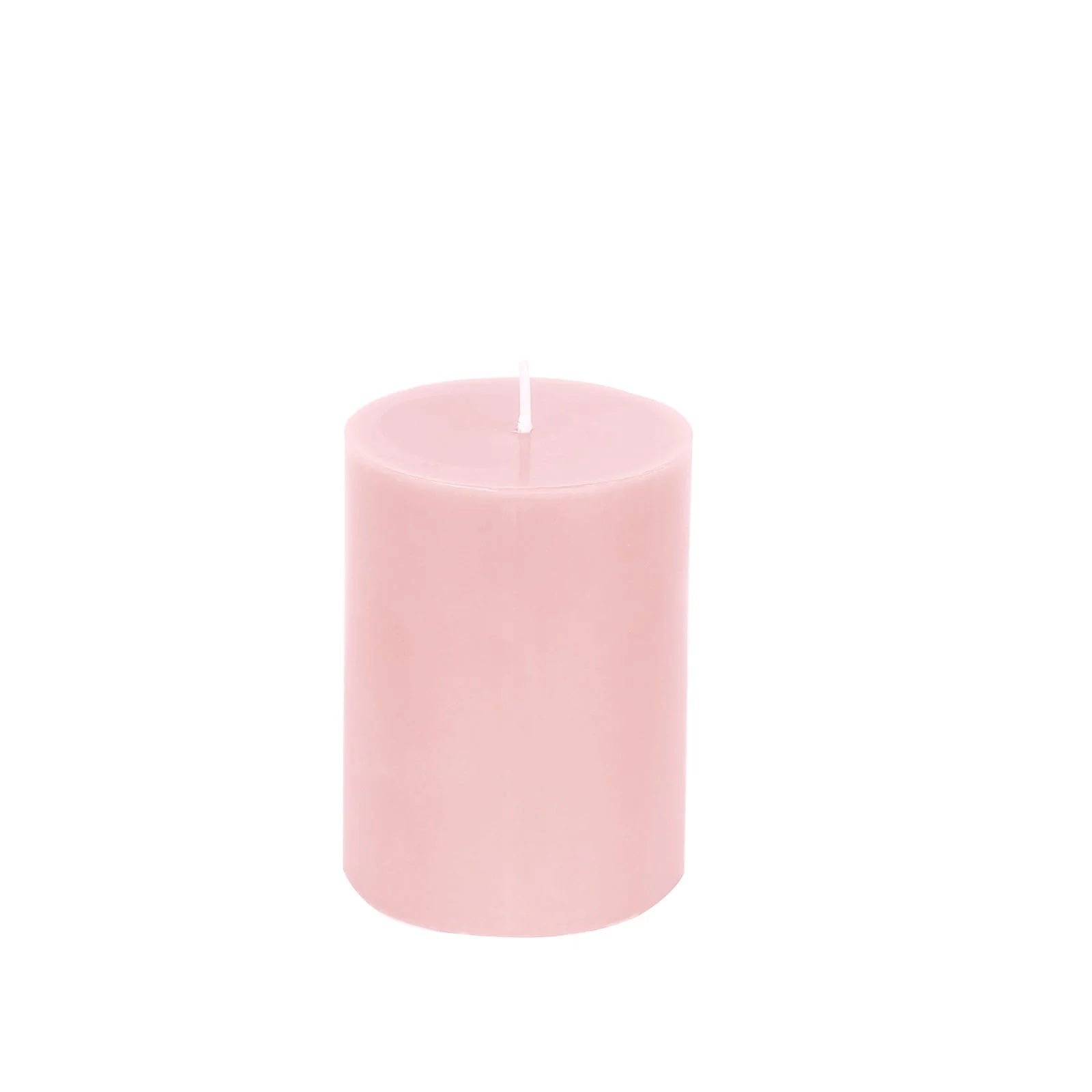12 Dripless Round Unscented Pillar Candles