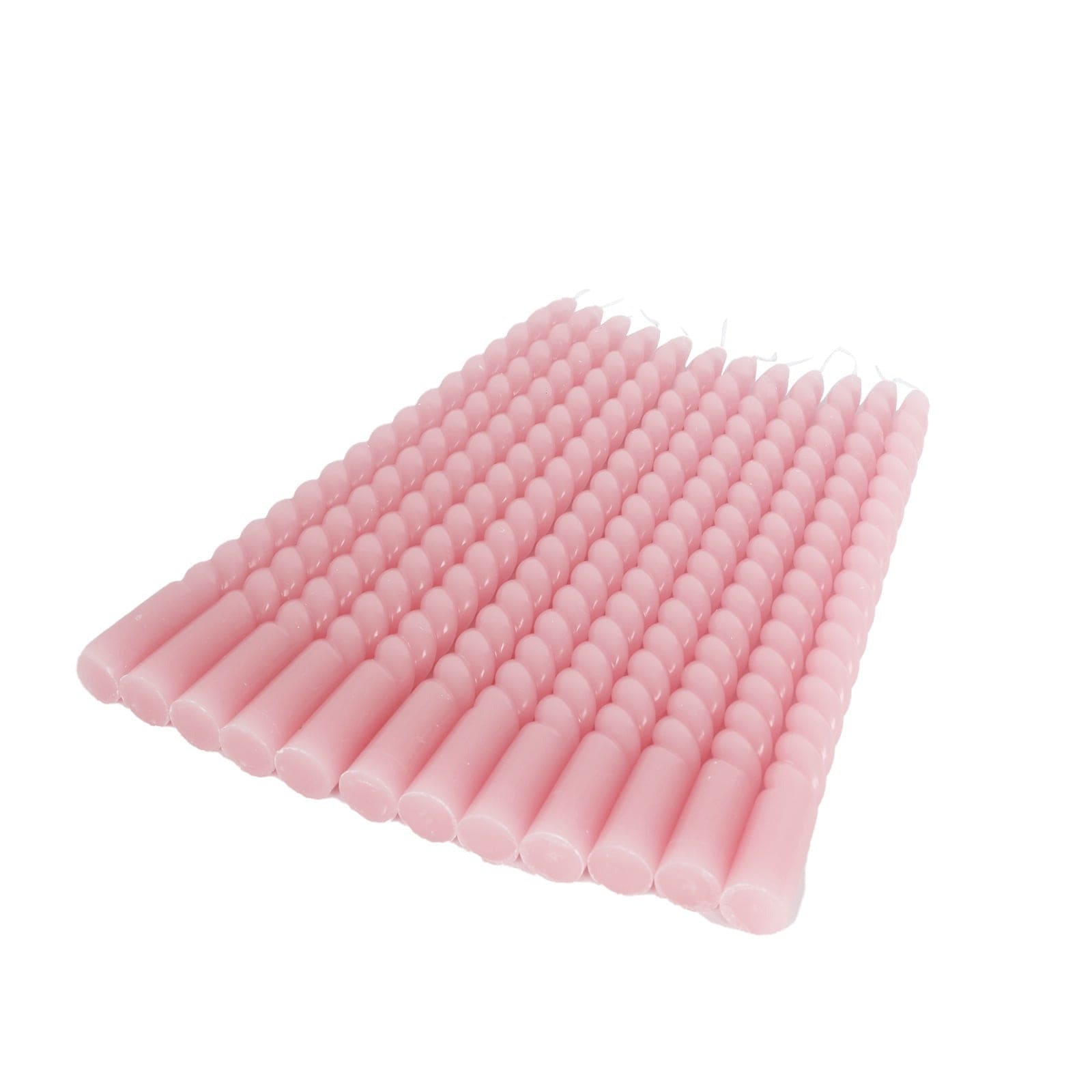 12 Unscented 11 in Long Spiral Premium Wax Taper Candles