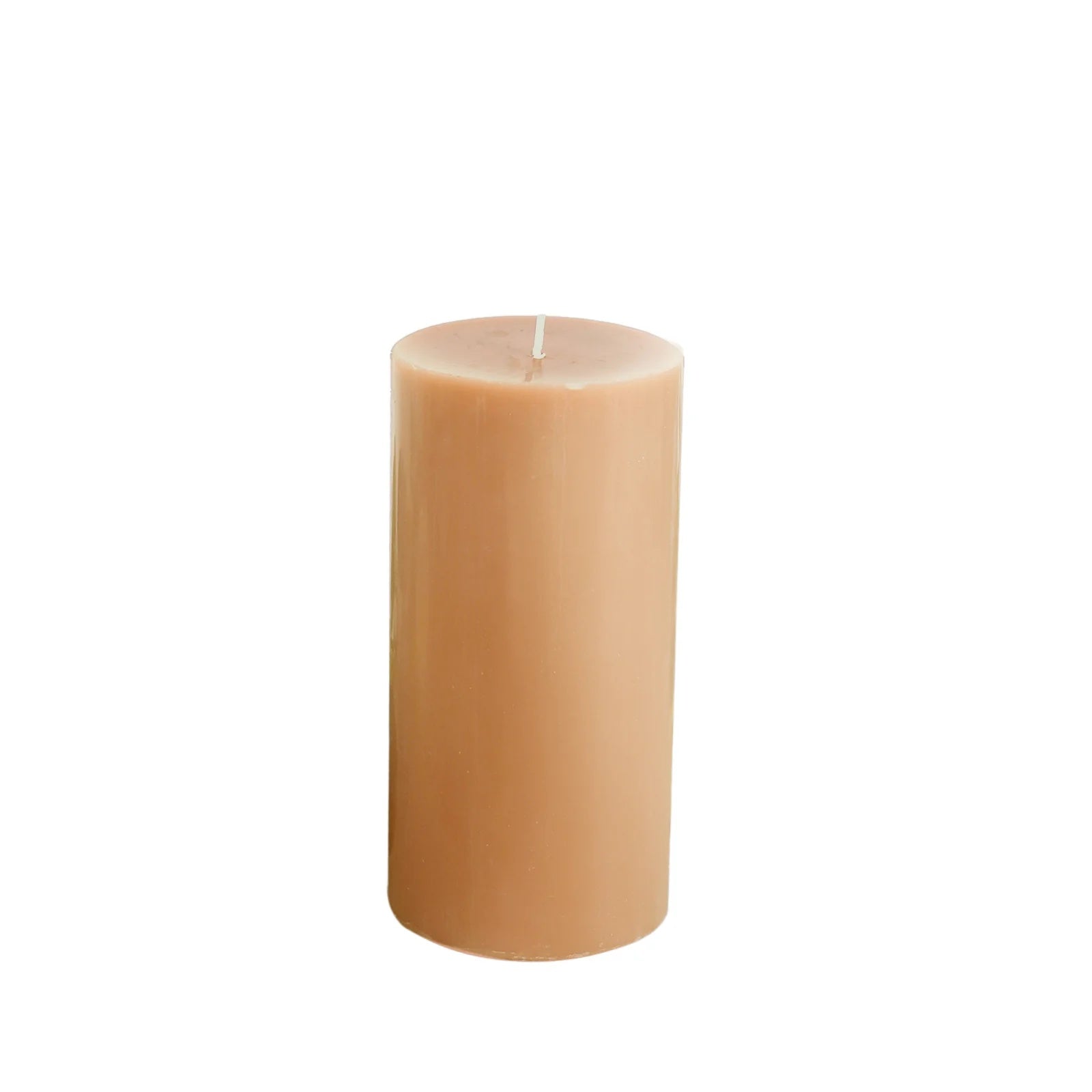 6 Dripless 3x6 in Round Unscented Pillar Candles