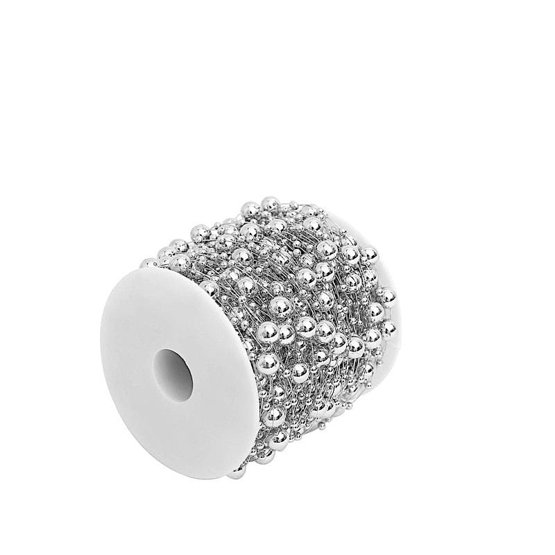 100 feet Artificial Pearls String Beads Garland Roll