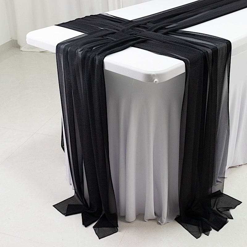 20 pcs 9ft Shimmer Sheer Drape Chair Decor