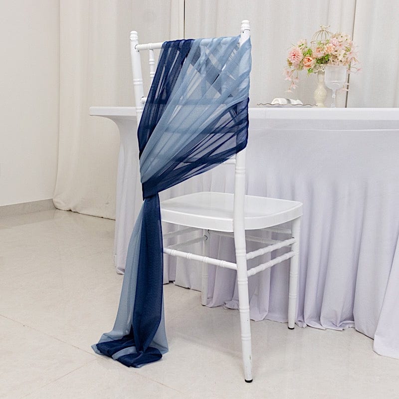 20 pcs 9ft Shimmer Sheer Drape Chair Decor