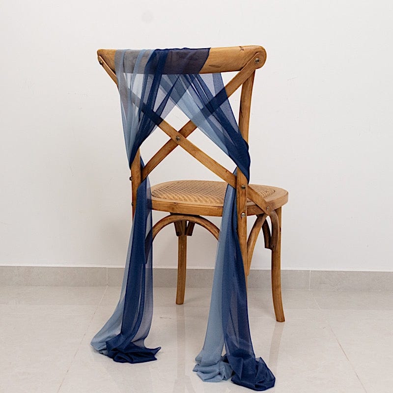 20 pcs 9ft Shimmer Sheer Drape Chair Decor