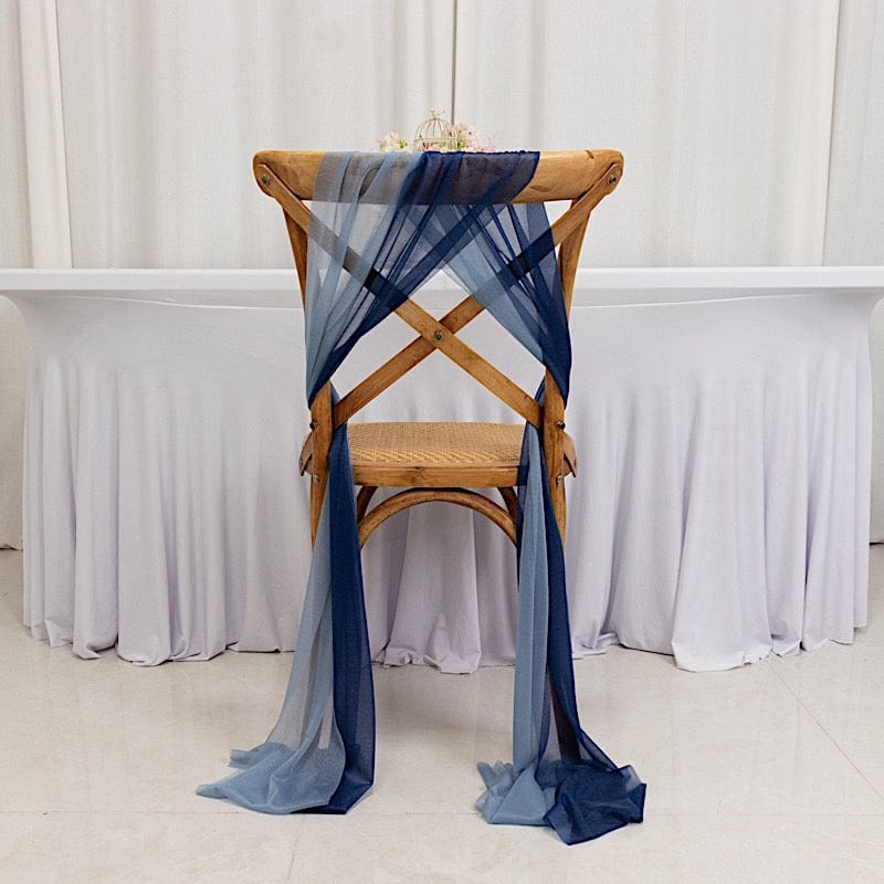 20 pcs 9ft Shimmer Sheer Drape Chair Decor
