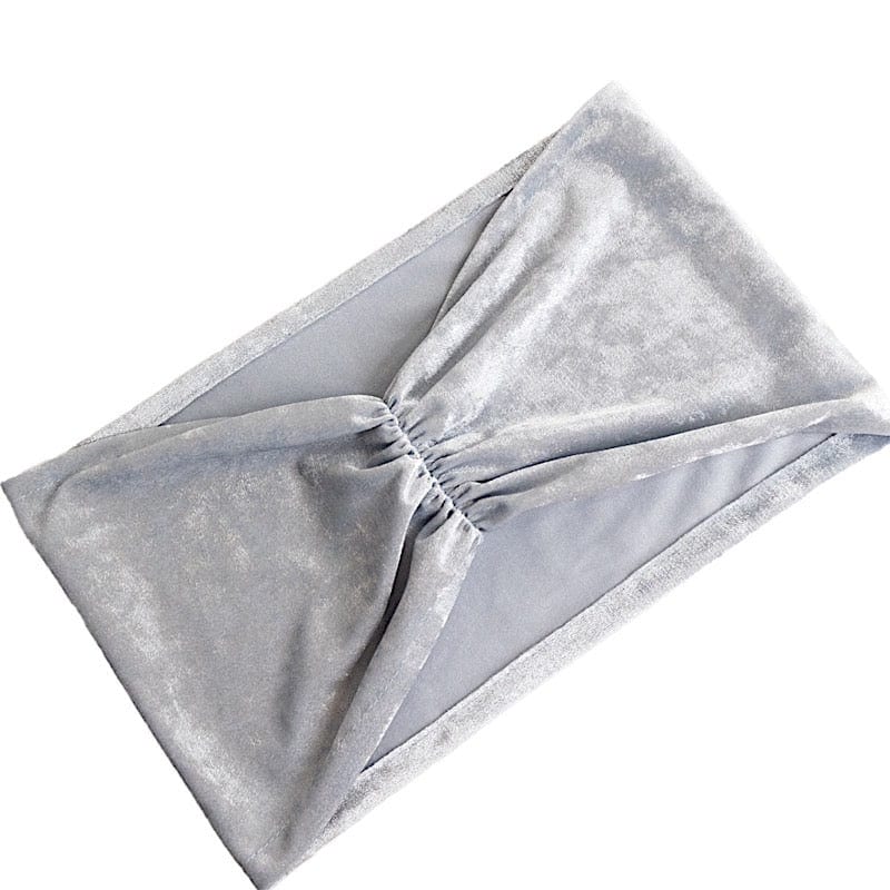 5 Crushed Velvet Chair Sashes with Wide Ruffle Style