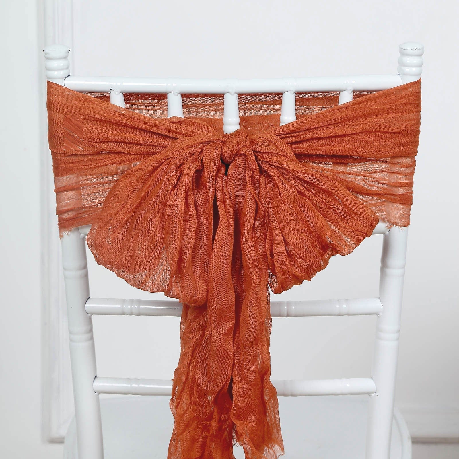 5 Gauze Cheesecloth Cotton Chair Sashes