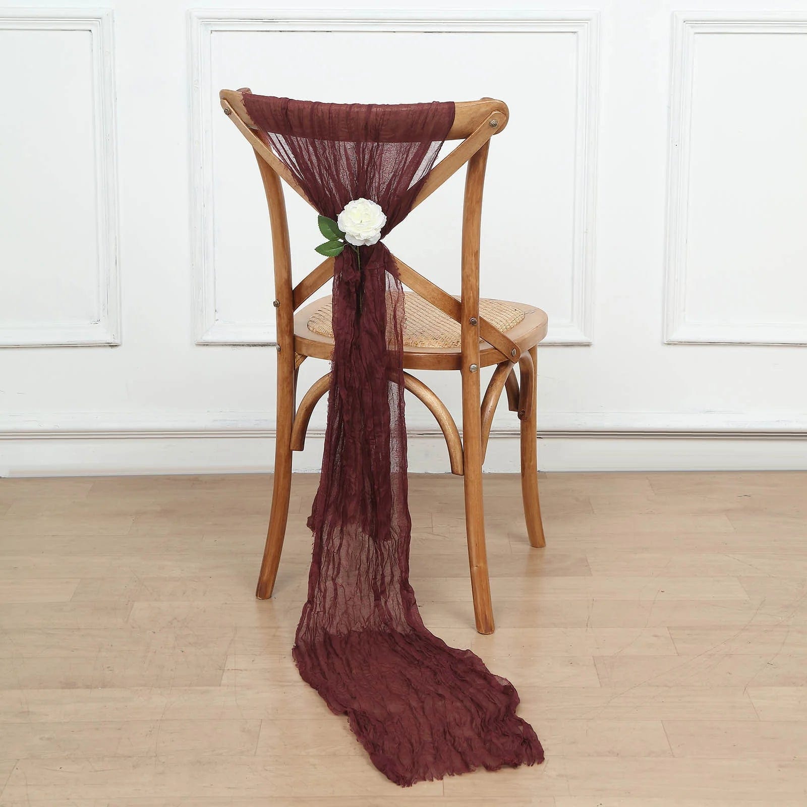 5 Gauze Cheesecloth Cotton Chair Sashes